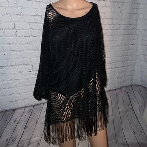 BRAND NWT New Directions Black Long Sleeve Dress size PM